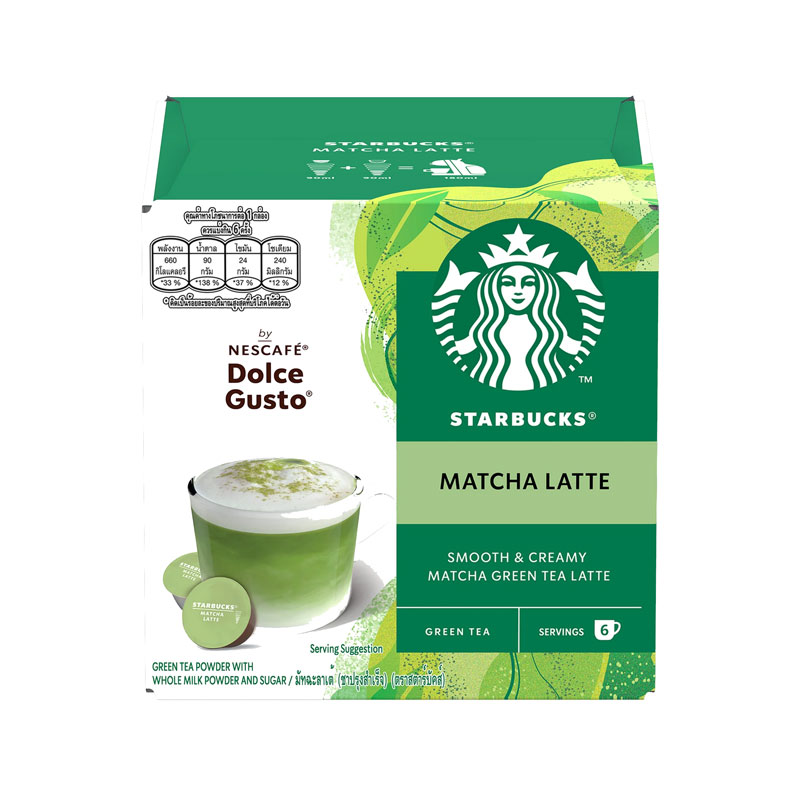 Starbucks Matcha Latte κάψουλες Dolce Gusto - 12 τεμάχια ρόφημα